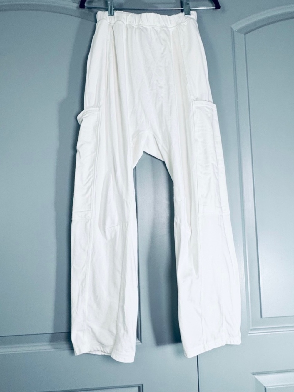 Free People Movement White Harem Pants SZ S